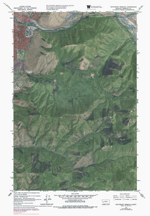 MT-SOUTHEAST MISSOULA: GeoChange 1961-2013 Preview 1