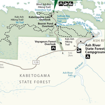 Voyageurs National Park - NPS Map - Canoe Minnesota Preview 2