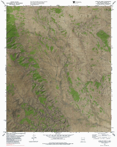 NM-LOVELACE MESA: GeoChange 1972-2014 Preview 1