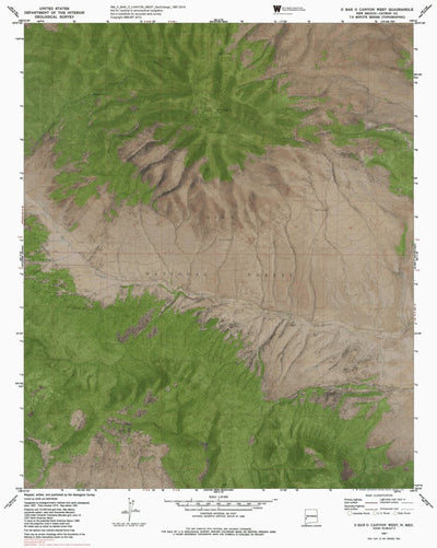 NM-O BAR O CANYON WEST: GeoChange 1967-2014 Preview 1