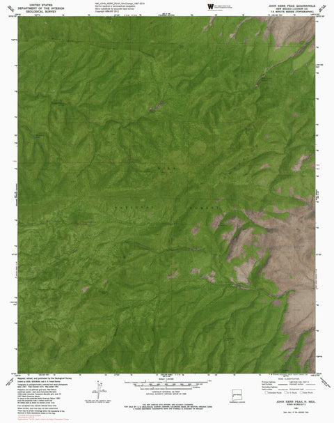 NM-JOHN KERR PEAK: GeoChange 1967-2014 Preview 1