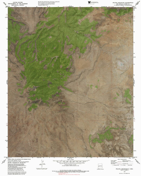 NM-PELONA MOUNTAIN: GeoChange 1967-2014 Preview 1