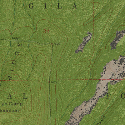 NM-SIGN CAMP MOUNTAIN: GeoChange 1958-2014 Preview 2