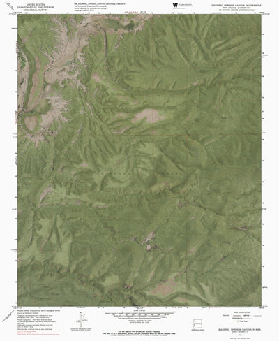 NM-SQUIRREL SPRINGS CANYON: GeoChange 1964-2014 Preview 1