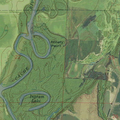 AR-DE VALLS BLUFF SE: GeoChange 1967-2013 Preview 3