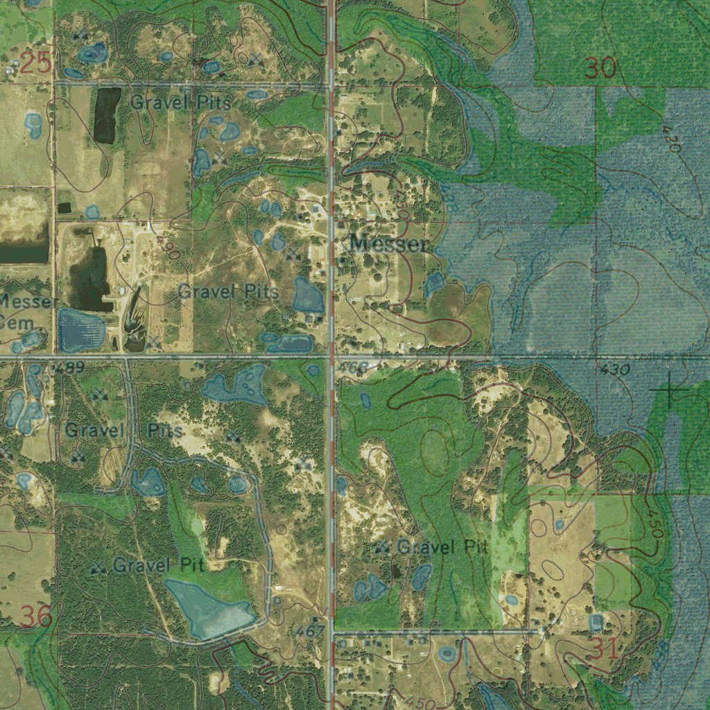 Hugo Maps OK-HUGO DAM: GeoChange 1970-2013 Map by Western Michigan University ...