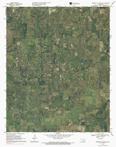 OK-ELMORE CITY SOUTH: GeoChange 1967-2013 Preview 1