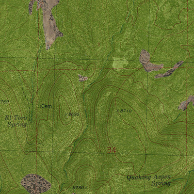NM-ALEGRES MOUNTAIN: GeoChange 1969-2014 Preview 2