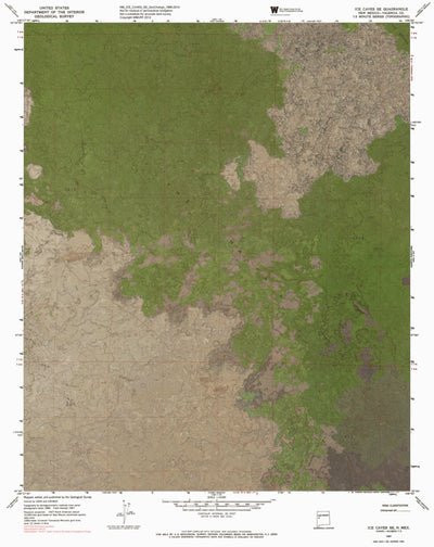 NM-ICE CAVES SE: GeoChange 1966-2014 Preview 1