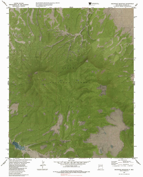 NM-ESCONDIDO MOUNTAINS: GeoChange 1969-2014 Preview 1