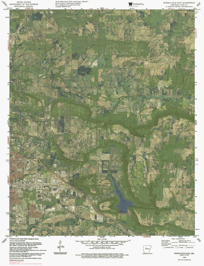 AR-RUSSELLVILLE EAST: GeoChange 1960-2013 Preview 1