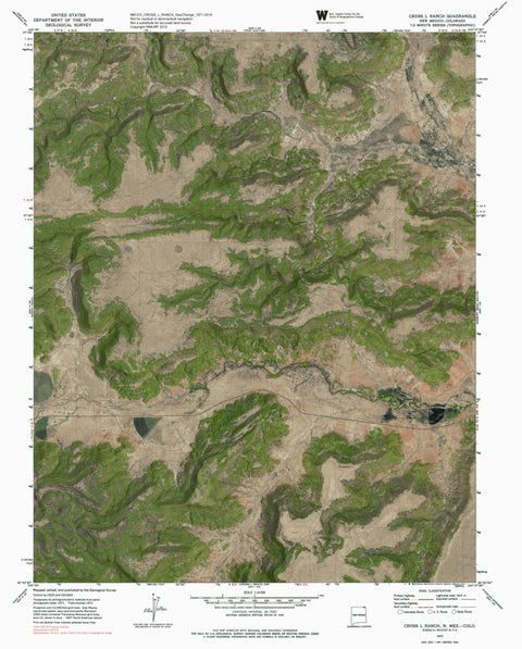 NM-CO-CROSS L RANCH: GeoChange 1971-2014 Preview 1