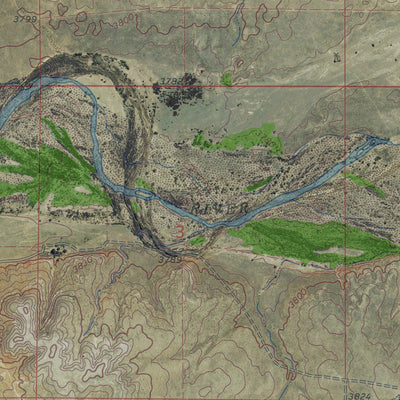 OK-CO-KEYES NW: GeoChange 1970-2013 Preview 3