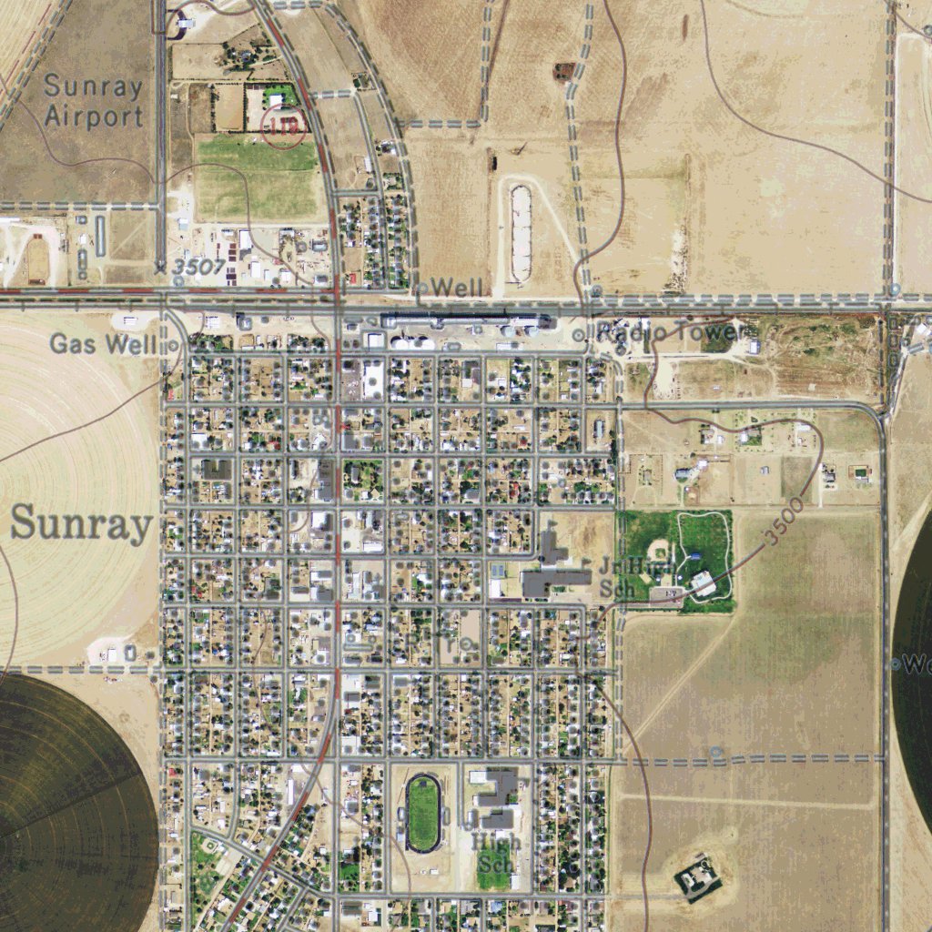 TX-SUNRAY: GeoChange 1971-2012 Map by Western Michigan University ...