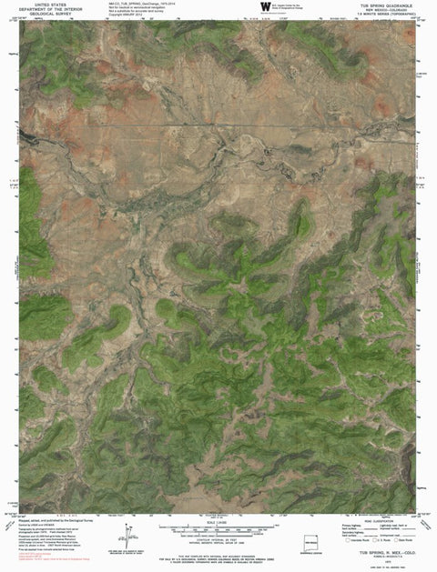 NM-CO-TUB SPRING: GeoChange 1970-2014 Preview 1