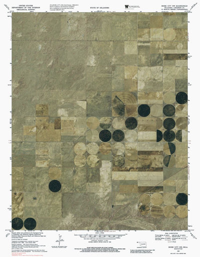 OK-BOISE CITY NW: GeoChange 1966-2013 Preview 1