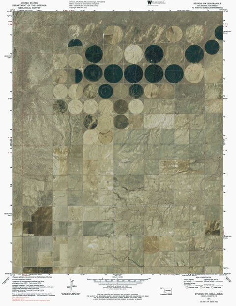 OK-CO-STURGIS NW: GeoChange 1970-2013 Preview 1