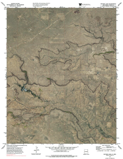 NM-SNYDER LAKE: GeoChange 1972-2014 Preview 1