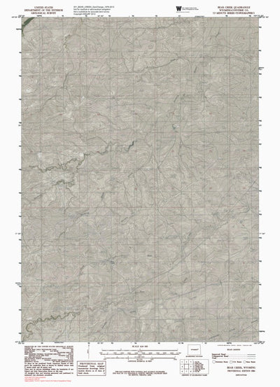 WY-BEAR CREEK: GeoChange 1976-2012 Preview 1