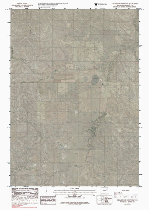 WY-GREASEWOOD RESERVOIR: GeoChange 1976-2012 Preview 1