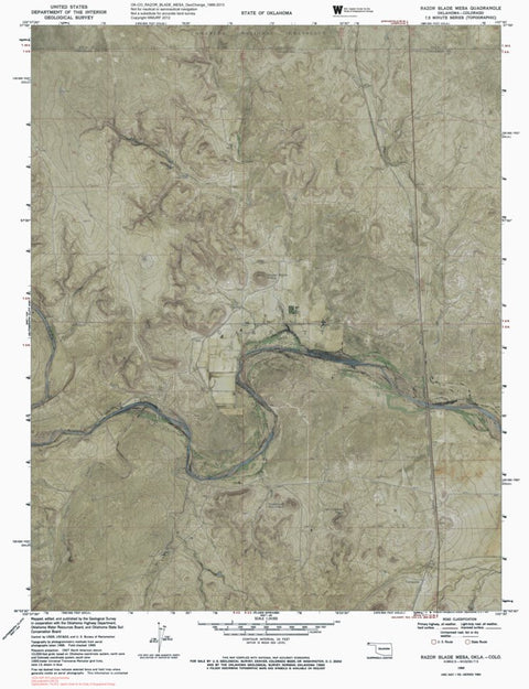 OK-CO-RAZOR BLADE MESA: GeoChange 1966-2013 Preview 1