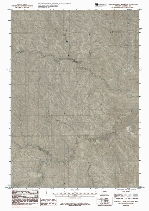 WY-THREEMILE CREEK RESERVOIR: GeoChange 1976-2012 Preview 1