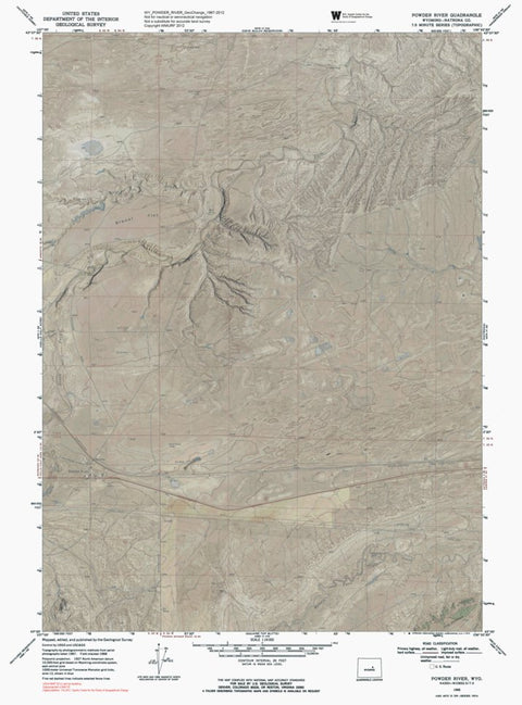 WY-POWDER RIVER: GeoChange 1967-2012 Preview 1