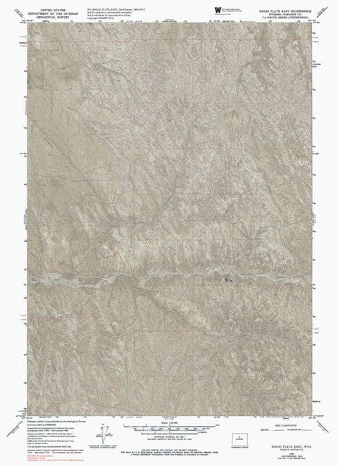 WY-BANJO FLATS EAST: GeoChange 1965-2012 Preview 1