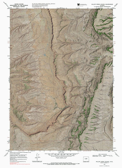 WY-WILLOW CREEK SCHOOL: GeoChange 1967-2012 Preview 1