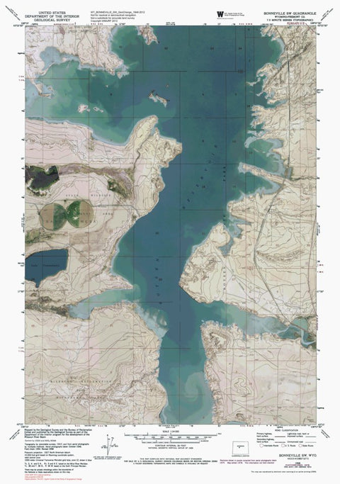 WY-BONNEVILLE SW: GeoChange 1948-2012 Preview 1