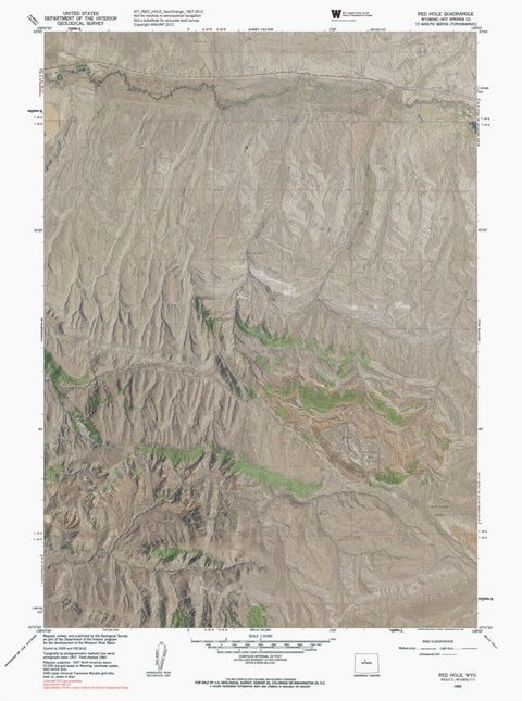 WY-RED HOLE: GeoChange 1957-2012 Preview 1