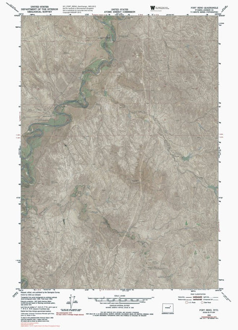 WY-FORT RENO: GeoChange 1952-2012 Preview 1