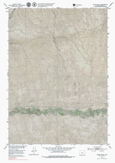WY-GATES BUTTE: GeoChange 1949-2012 Preview 1