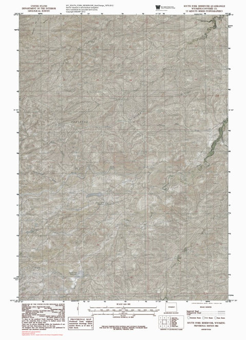 WY-SOUTH FORK RESERVOIR: GeoChange 1976-2012 Preview 1