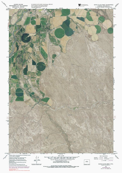 WY-BANJO FLATS WEST: GeoChange 1965-2012 Preview 1