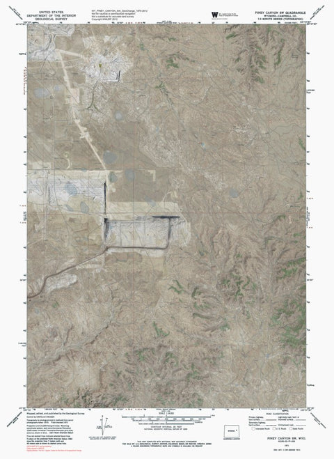 WY-PINEY CANYON SW: GeoChange 1970-2012 Preview 1
