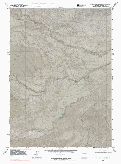 WY-CAVE GULCH RESERVOIR: GeoChange 1967-2012 Preview 1