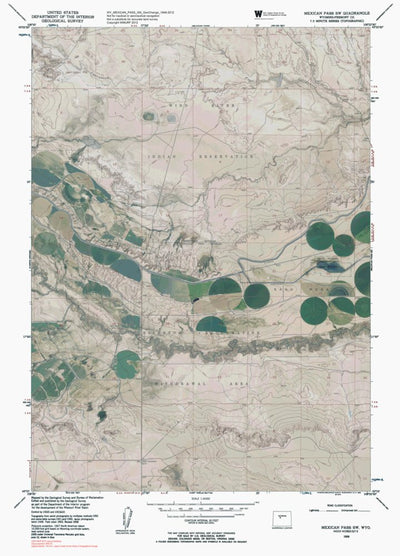WY-MEXICAN PASS SW: GeoChange 1948-2012 Preview 1
