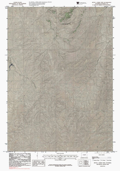 WY-SEVEN L CREEK WEST: GeoChange 1976-2012 Preview 1