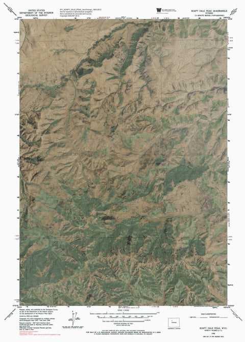 WY-SOAPY DALE PEAK: GeoChange 1953-2012 Preview 1
