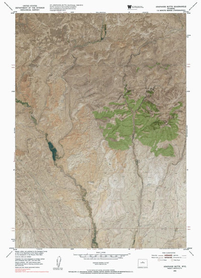 WY-ARAPAHOE BUTTE: GeoChange 1949-2012 Preview 1