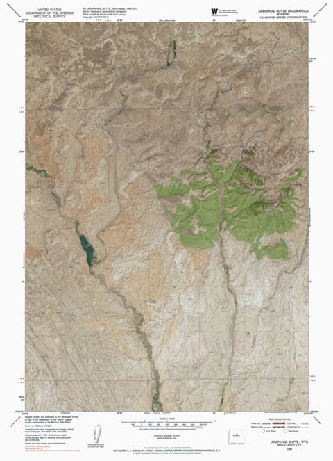 WY-ARAPAHOE BUTTE: GeoChange 1949-2012 Preview 1