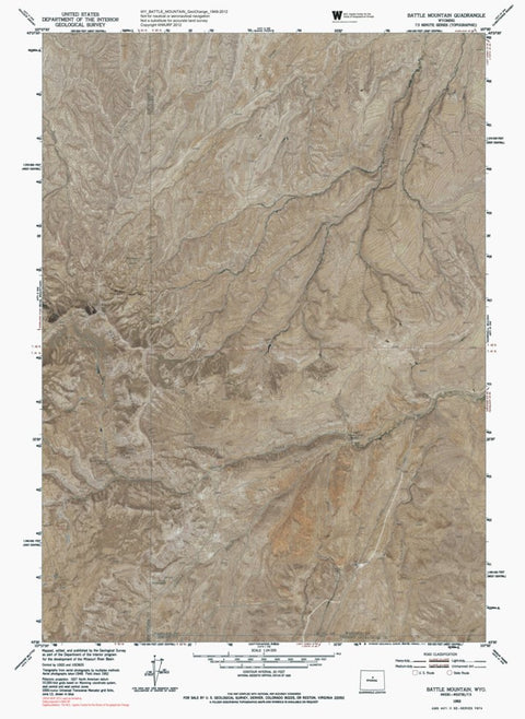 WY-BATTLE MOUNTAIN: GeoChange 1949-2012 Preview 1