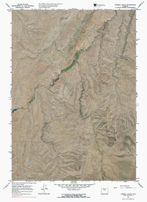 WY-CORNELL GULCH: GeoChange 1965-2012 Preview 1