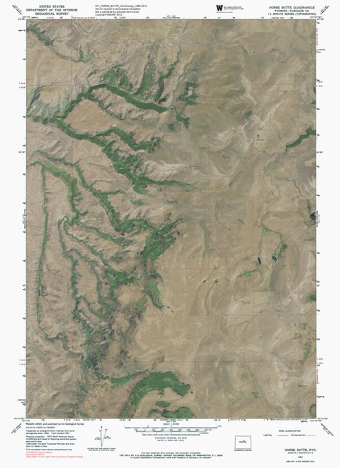 WY-HORSE BUTTE: GeoChange 1965-2012 Preview 1