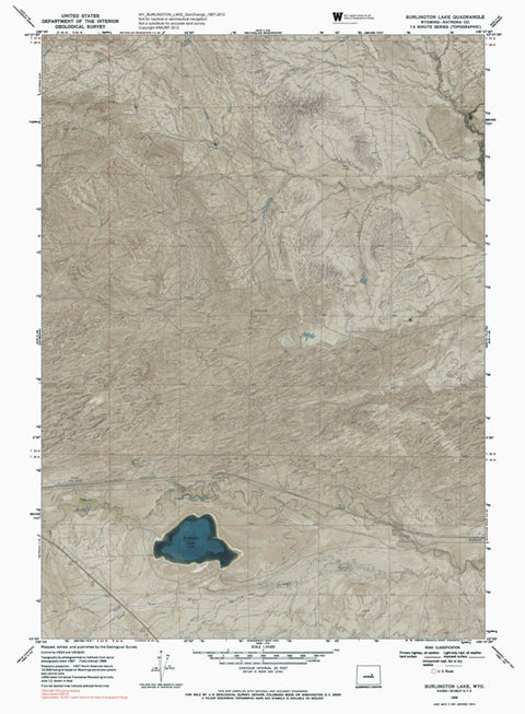 WY-BURLINGTON LAKE: GeoChange 1967-2012 Preview 1