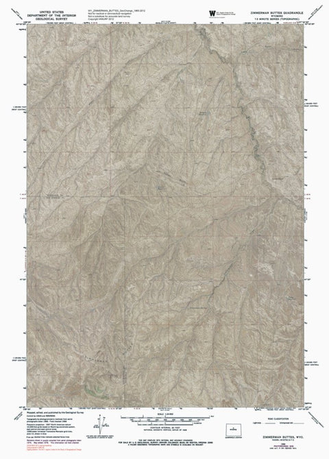 WY-ZIMMERMAN BUTTES: GeoChange 1965-2012 Preview 1