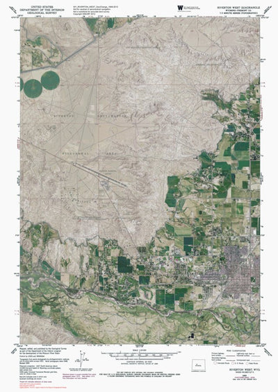 WY-RIVERTON WEST: GeoChange 1948-2012 Preview 1