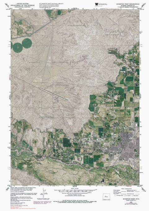 WY-RIVERTON WEST: GeoChange 1948-2012 Preview 1