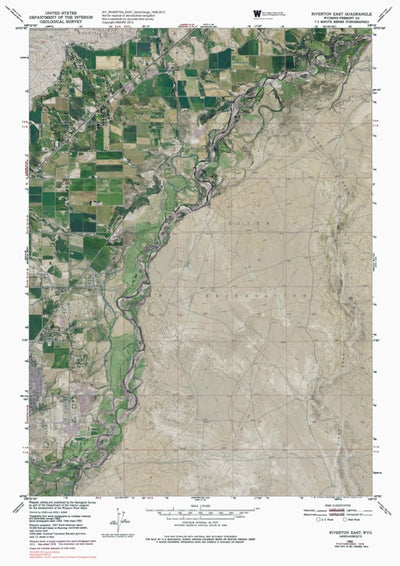 WY-RIVERTON EAST: GeoChange 1948-2012 Preview 1